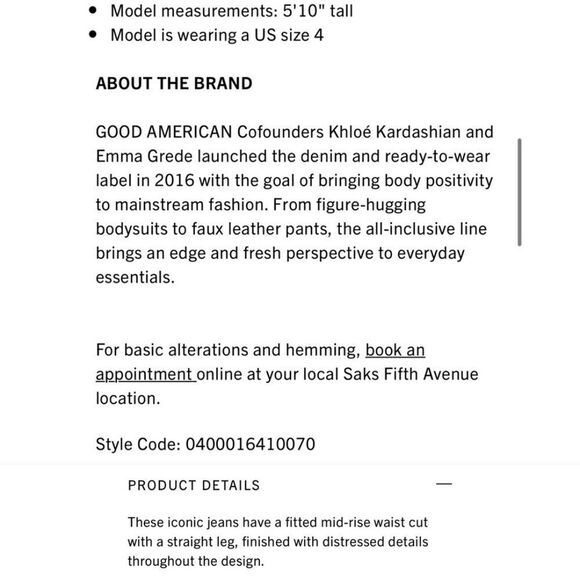 Good American Good Curve Straight Stretch - Picture 10 of 10